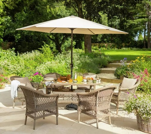 Garden rattan effect patio - effect,