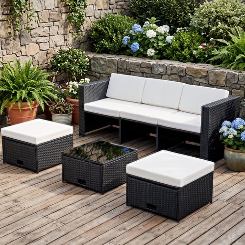 4pcs rattan garden furniture - 4pcs,