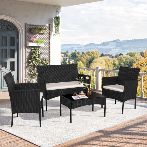 Rattan garden furniture - garden, 4