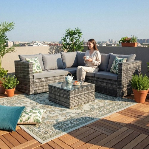 Outdoor shape rattan sofa - rattan,