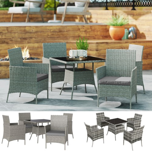 Seater rattan dining set - rattan,