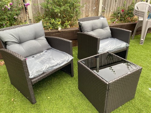 Set rattan chairs with a - of,