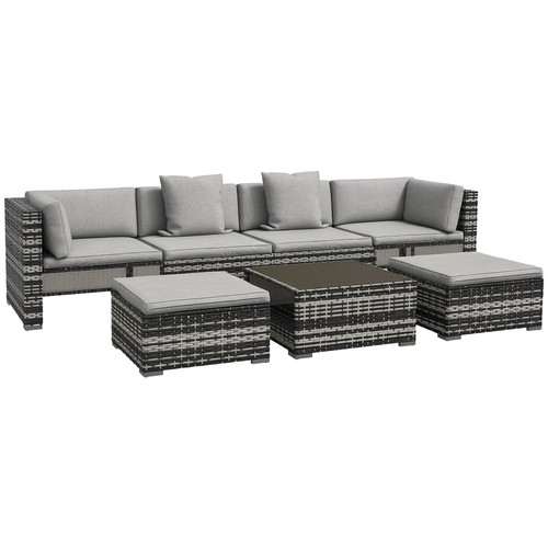 Outsunny pcs rattan - pcs, garden