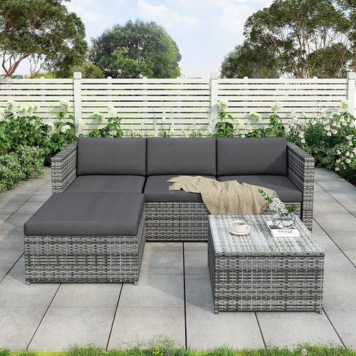 Piece rattan garden corner - piece,
