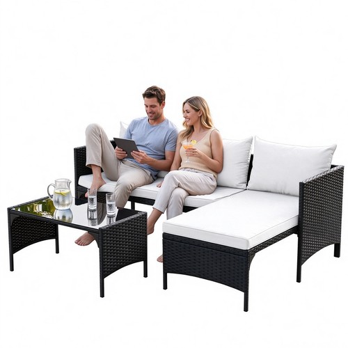 Piece rattan garden - rattan,