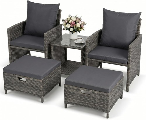 Piece rattan sofa set - piece,