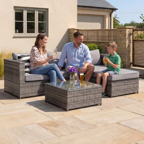 Shaped sofa rattan furniture - sofa,