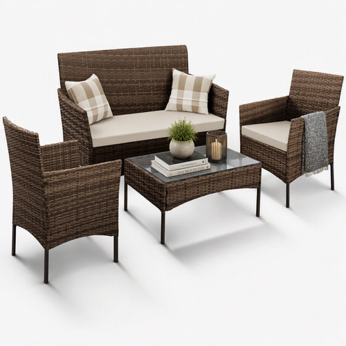 Keplin 4pc rattan - keplin, garden