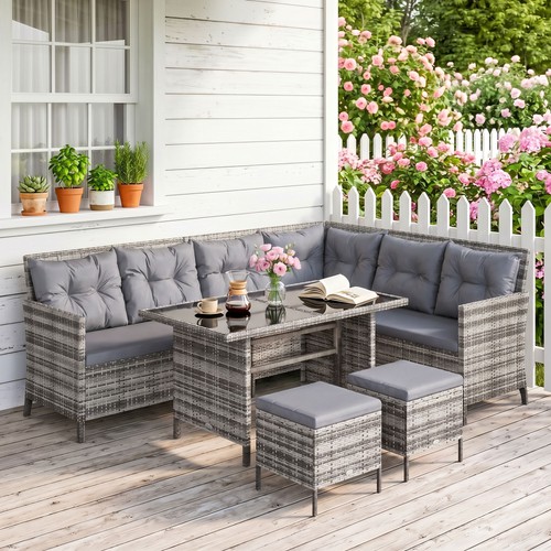 Outsunny pcs patio wicker - pcs,