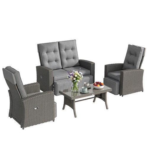 Outsunny piece rattan - outsunny,