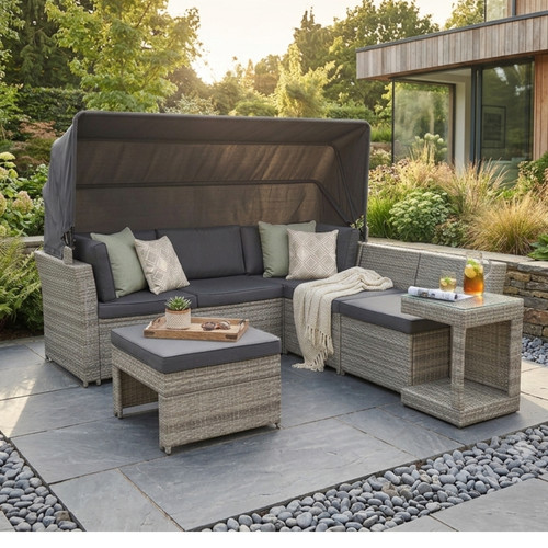 Garden gear rattan daybed with - garden,