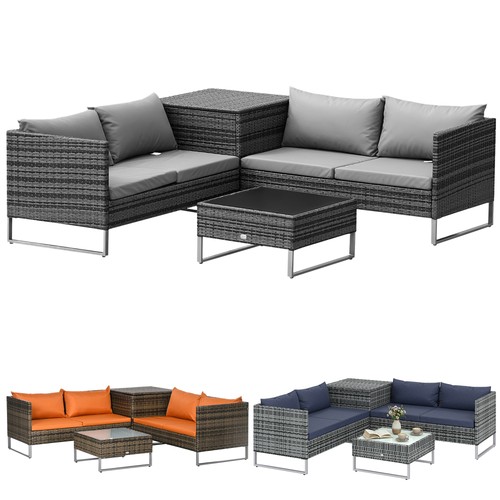 Rattan garden furniture - furniture, corner