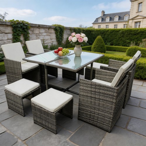 8seater rattan garden sofa - rattan,