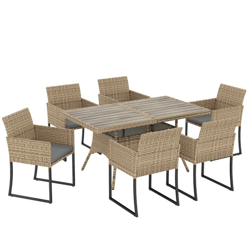 Piece rattan garden - 7,