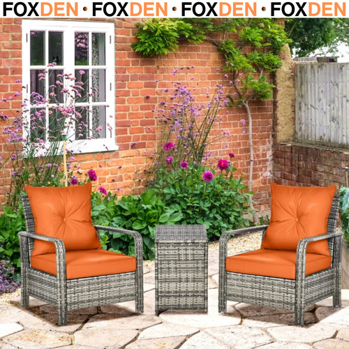 Piece rattan garden bistro - 3,