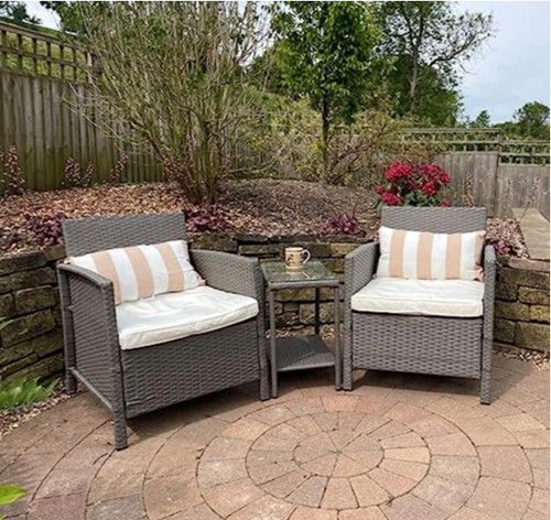 Rattan bistro set garden patio - set,