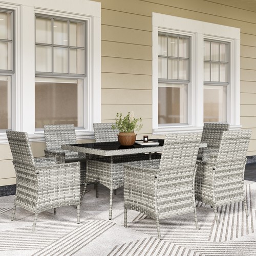 Outsunny seater rattan - 6,