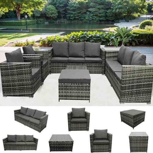 Garden rattan furniture set - furniture, 9