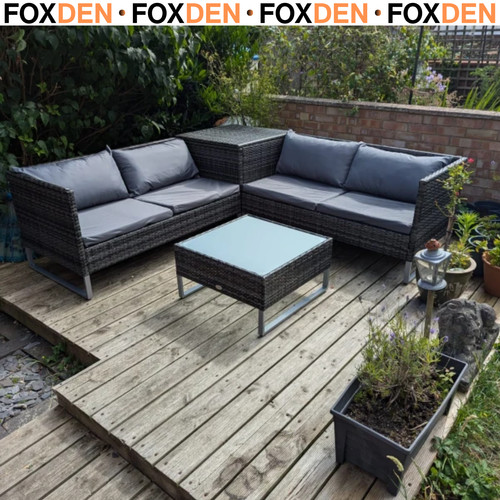 4pc garden rattan wicker - garden,