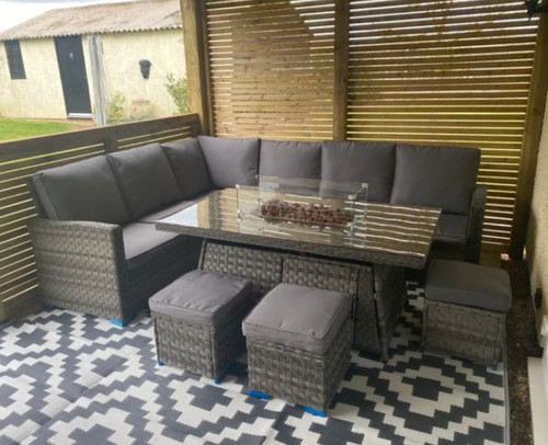 Large garden furniture wicker - furniture,
