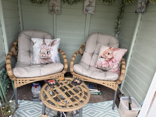 Piece rattan wicker - 3-piece, bistro