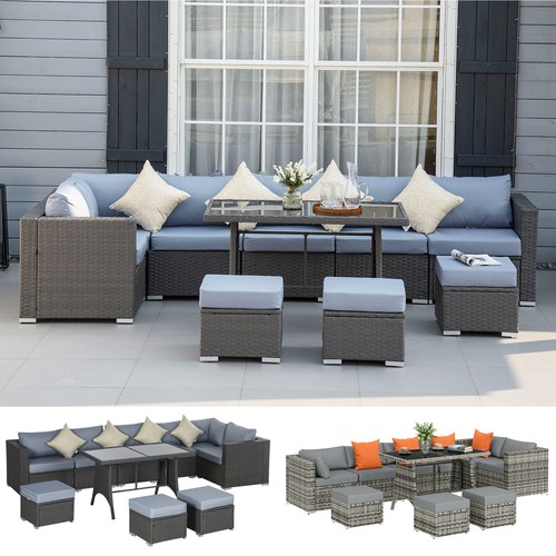 Pcs rattan sofa - set, outdoor