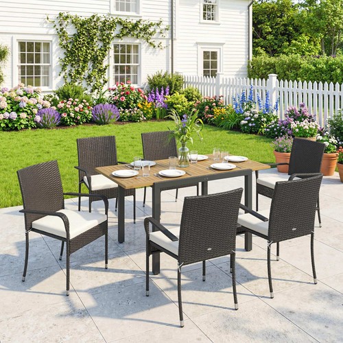 Piece rattan garden - 7,