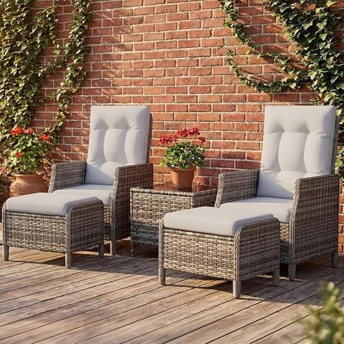 Rattan garden piece - garden, 5-piece