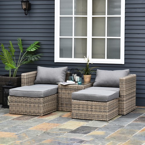 Piece rattan garden - 5,