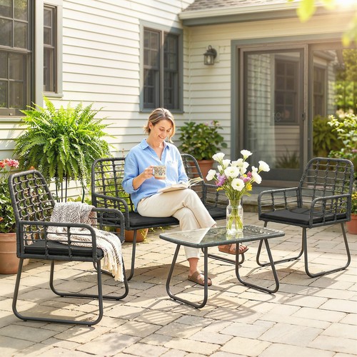 Piece rattan garden - 4,