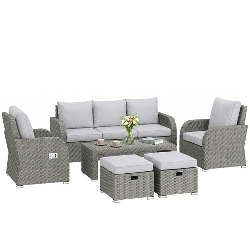 Outsunny rattan garden - outsunny,