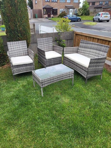 4pieces rattan garden - rattan,