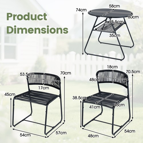 Outdoor rattan furniture - outdoor, pe